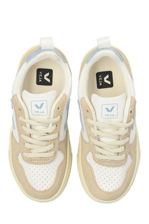 sneakers in pelle beige VEJA KIDS | CX0503808CEXTRAWHITESTEELALMOND